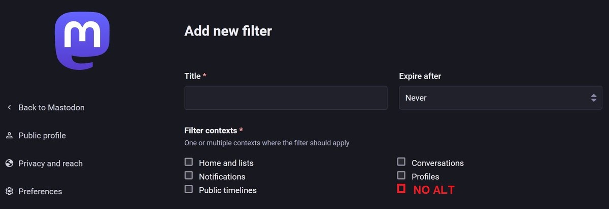 The Fediverse ALT-Text issue